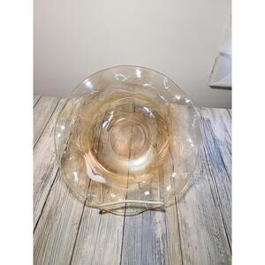 Jeanette Glass Company FloraGold Carnival Glass